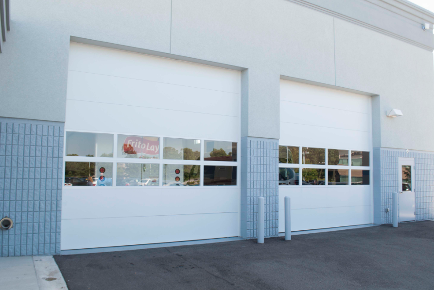 commercial garage door.