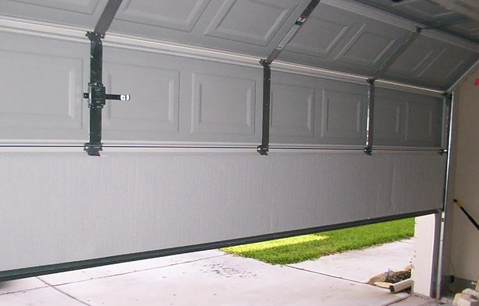 garage door panel repair.