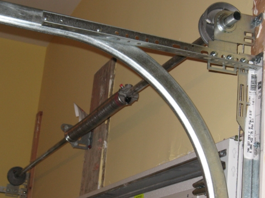 garage door track repair.